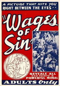 The Wages of Sin 1938 Movie Poster Masterprint