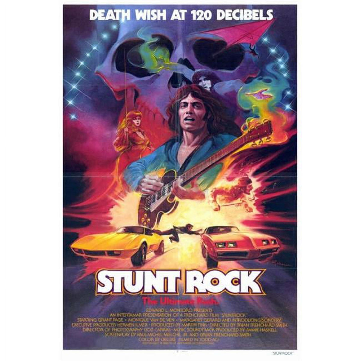 Stunt Rock Movie Poster Print - 27x40 inches, vibrant colors and iconic design.