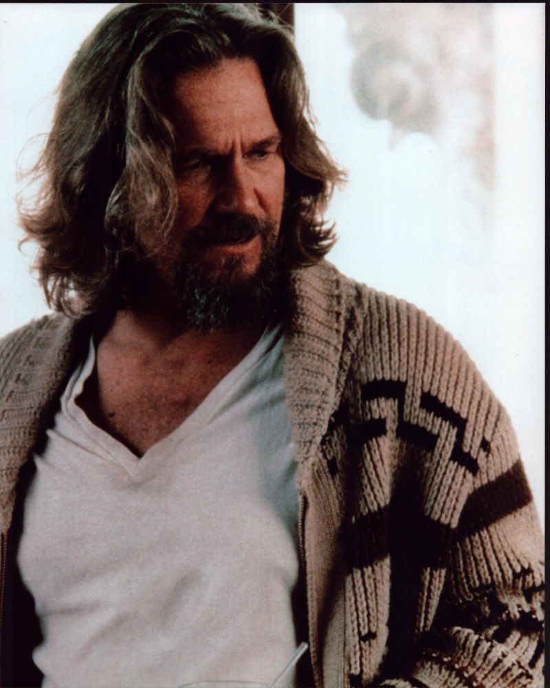 Jeff Bridges in The Big Lebowski photo print, 8 x 10, cinematic art.