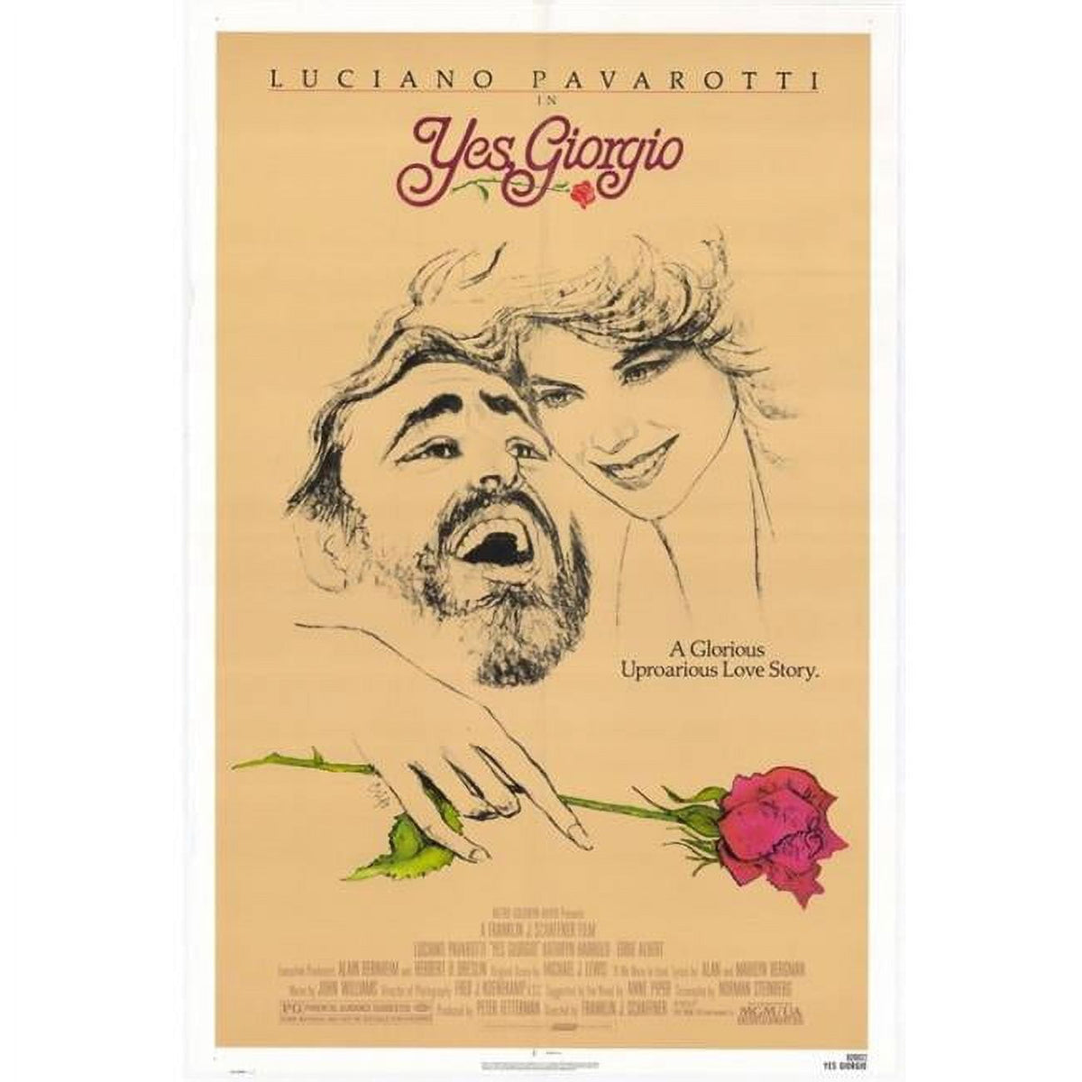 Yes Giorgio Movie Poster Print 27x40 - vibrant film artwork