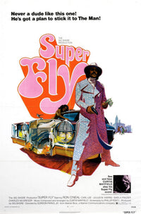 Superfly movie poster print in 8x10 size, vibrant colors.