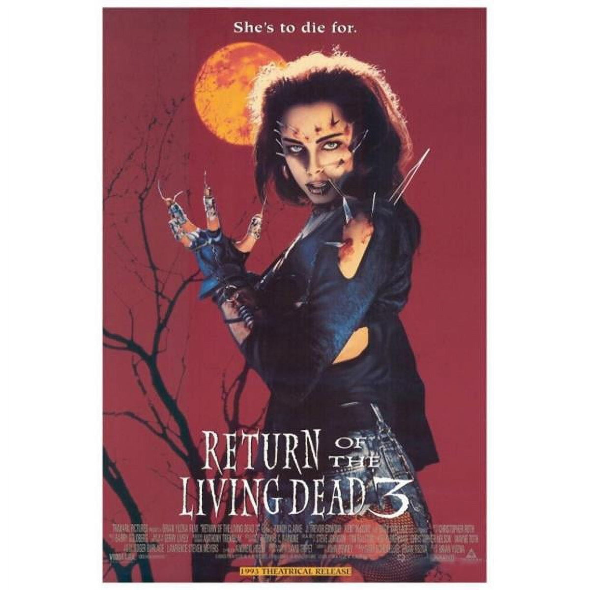 Return of the Living Dead 3 Movie Poster Print 27x40