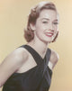 Vera Miles elegant portrait photo print in black dress.
