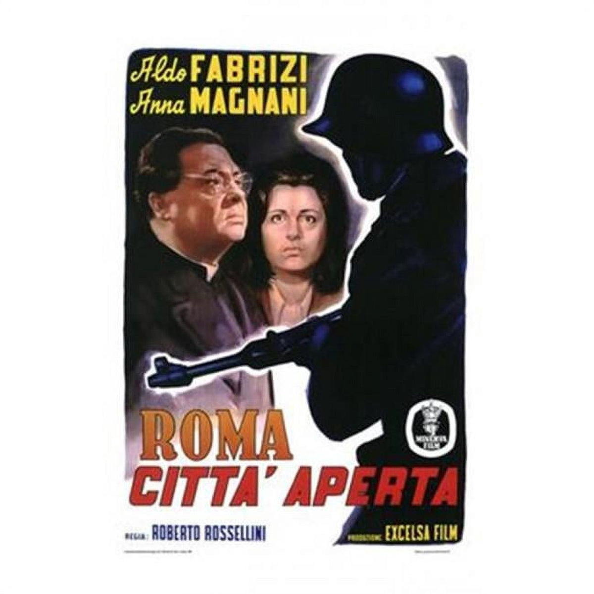 Roma Citt Aperta movie poster print in 11x17 size.