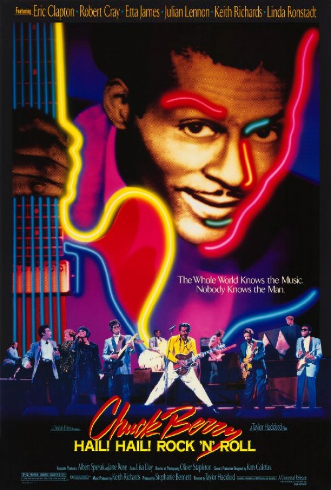 Hail! Hail! Rock 'n' Roll Movie Poster Print featuring Chuck Berry