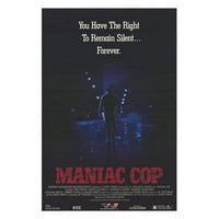 Maniac Cop Movie Poster 11x17 print showcasing classic horror imagery.
