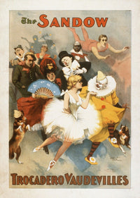 The Sandow Trocadero Vaudeville Poster Print by Strobridge & Co.