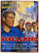 Pepe Le Moko 1937 Movie Poster Masterprint featuring Jean Gabin.