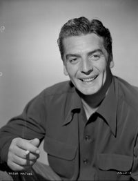 Classic portrait photo print of Victor Mature in 8x10 size.