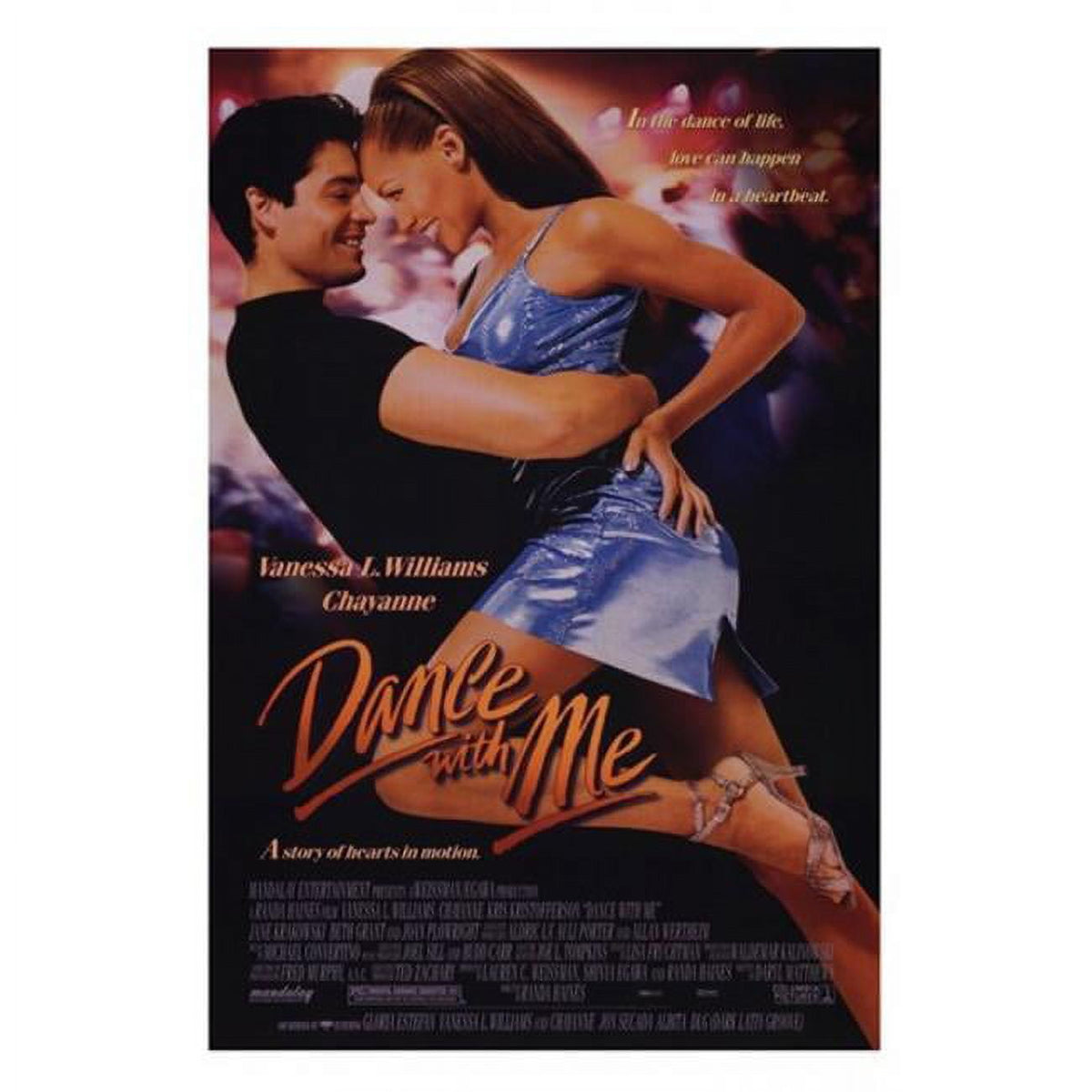 Dance with Me Movie Poster 11x17 Print showcasing vibrant dance imagery.