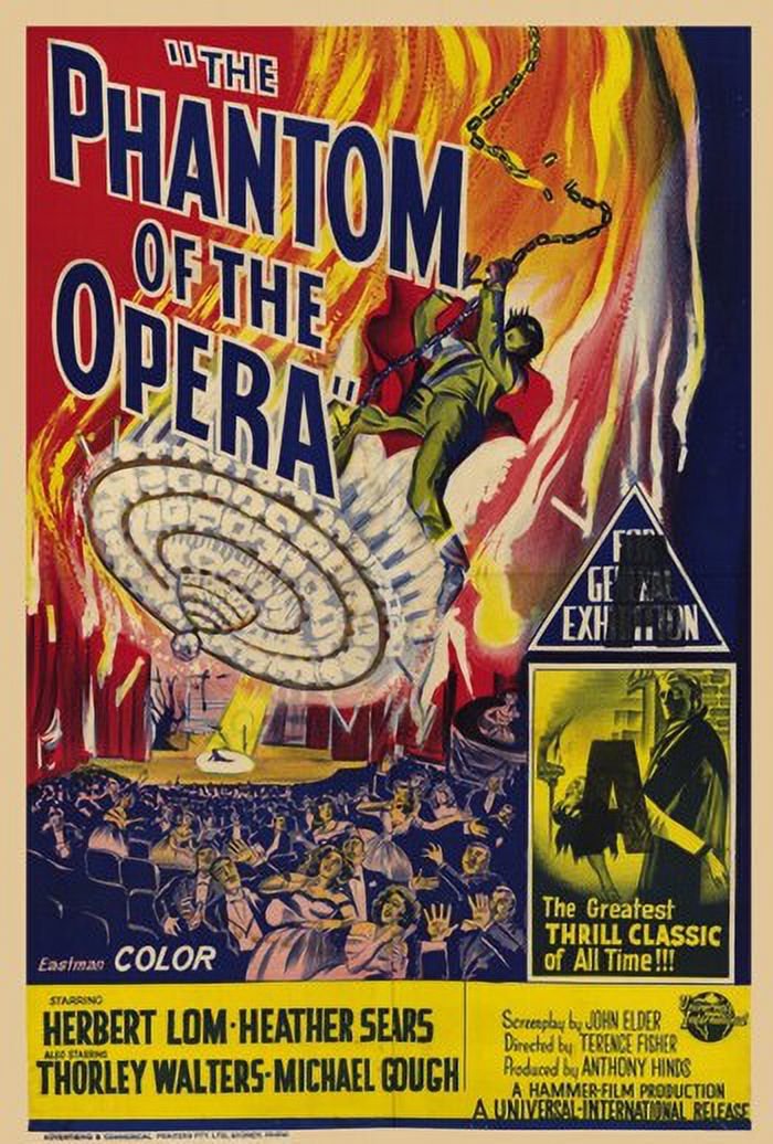 Phantom of the Opera 1962 Style A Movie Poster (11x17)
