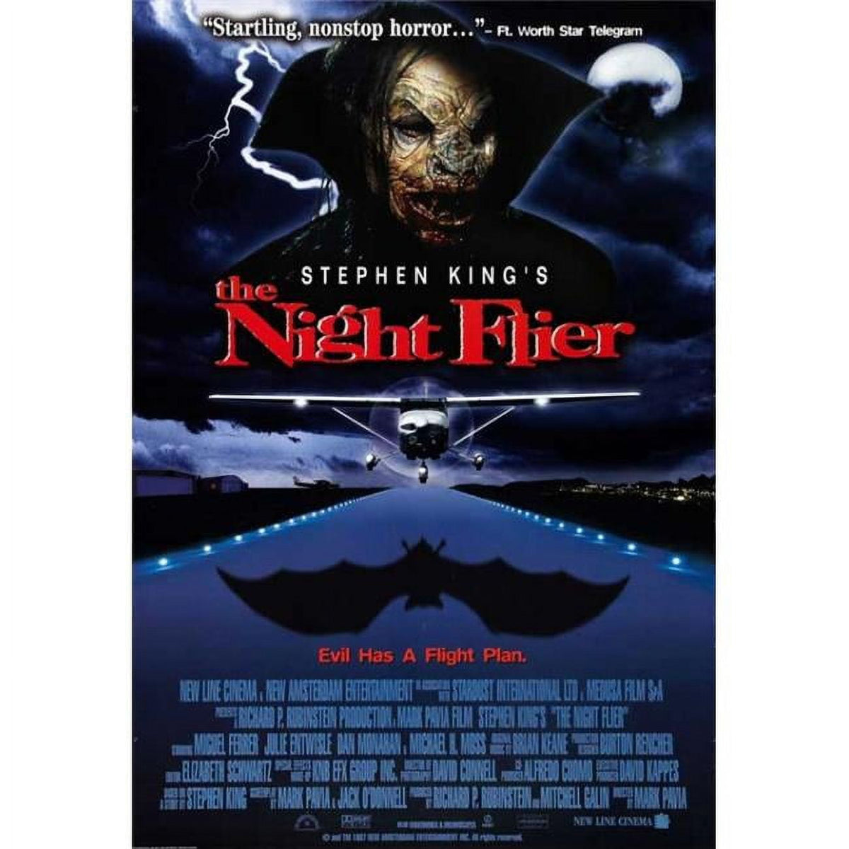 Stephen King's The Night Flier movie poster print 27x40