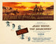 The Searchers movie masterprint poster featuring John Wayne, Natalie Wood, and classic film elements.
