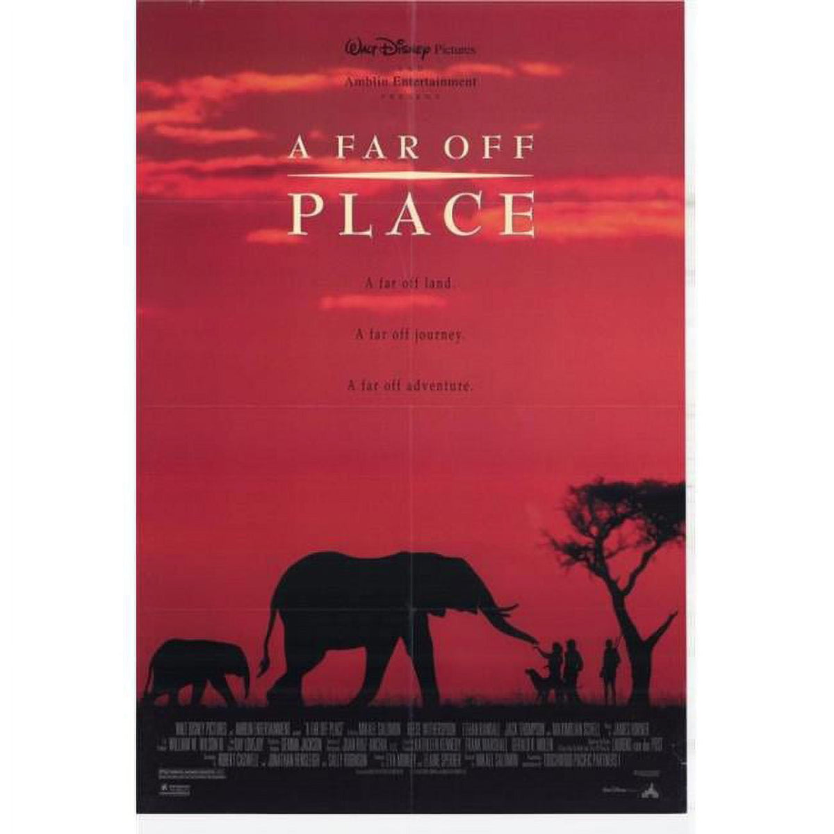 A Far Off Place movie poster print showcasing adventure and classic cinema.