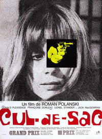 Cul-De-Sac movie masterprint poster featuring Francoise Dorleac.