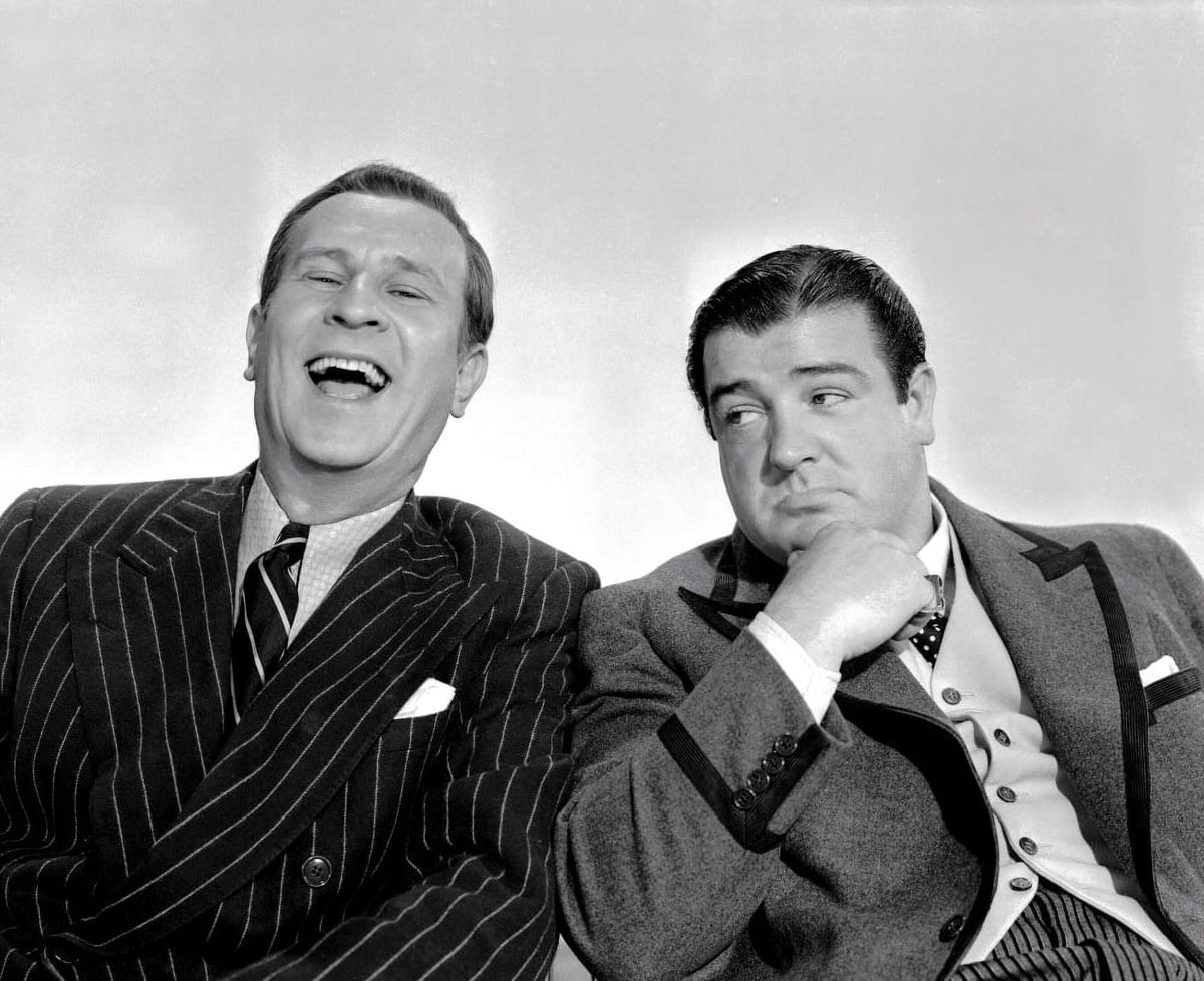 Bud Abbott and Lou Costello 1945 movie photo print