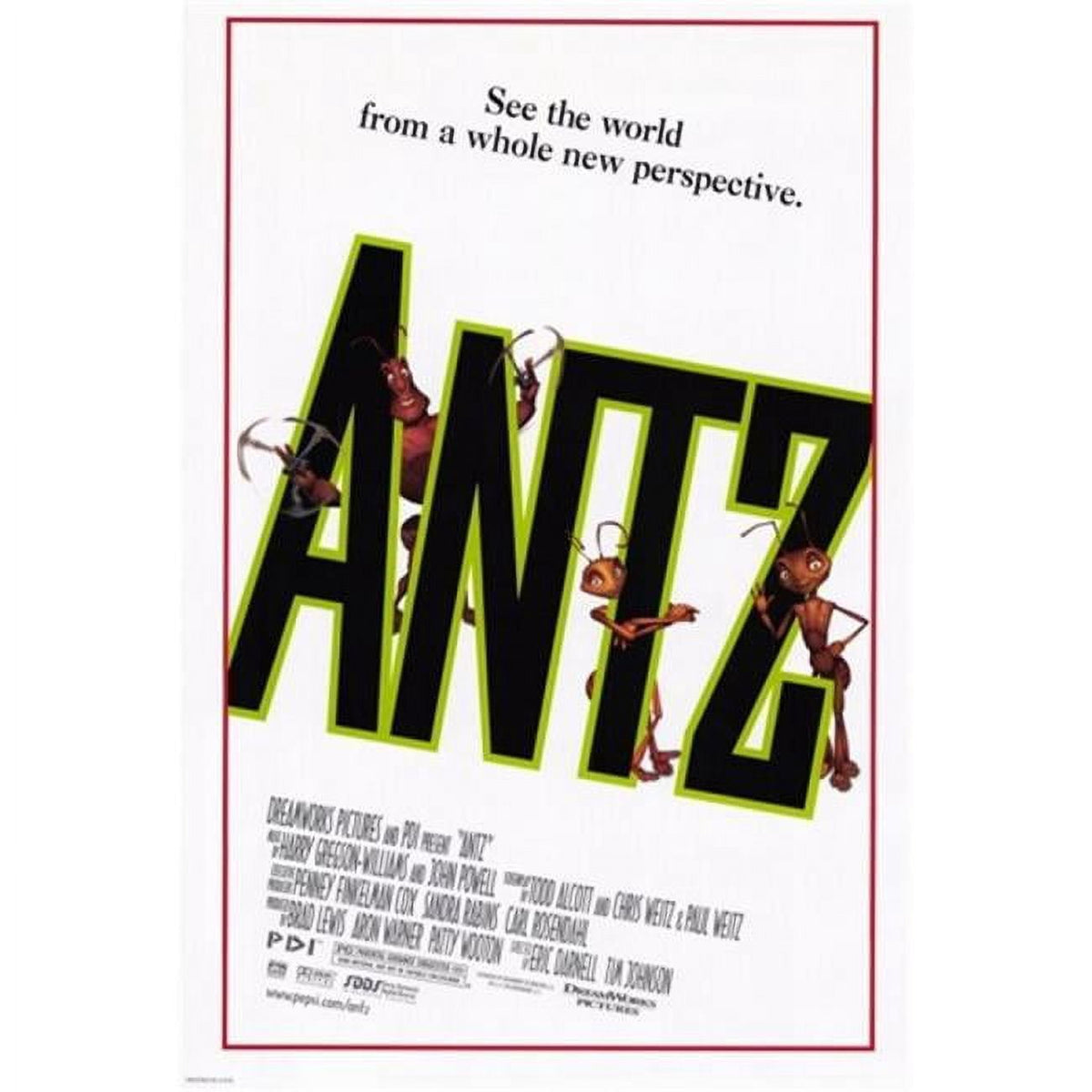 Antz Movie Poster 11x17 Print showcasing animated characters.