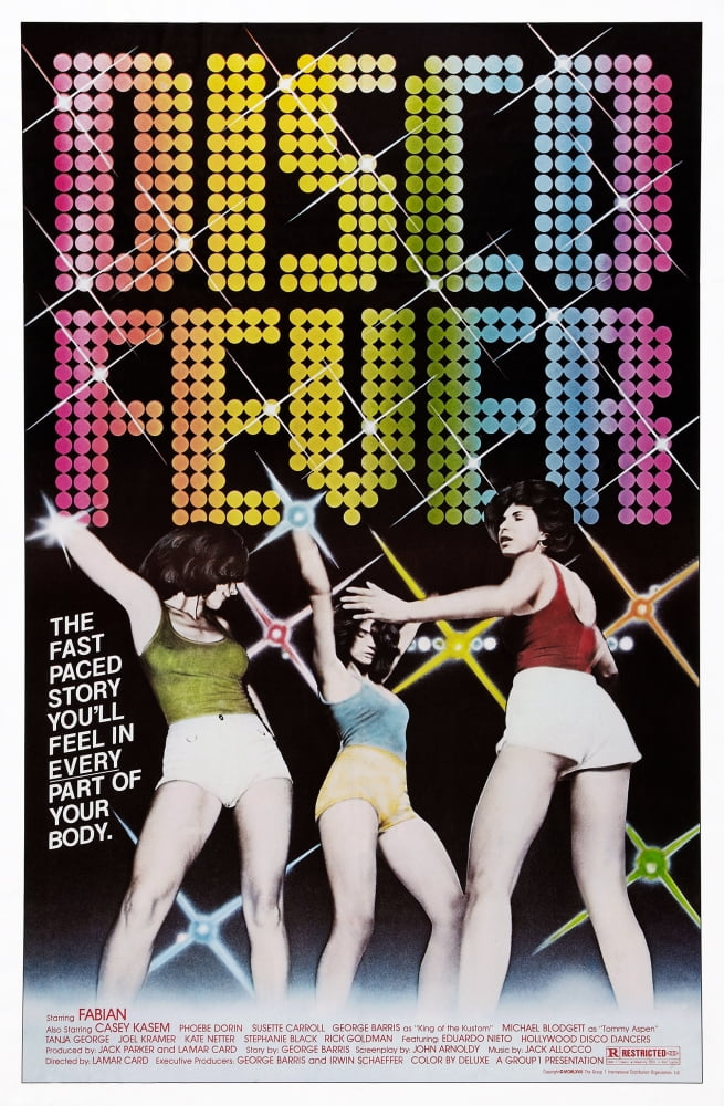 Disco Fever Movie Masterprint Poster 11x17 featuring vibrant disco imagery