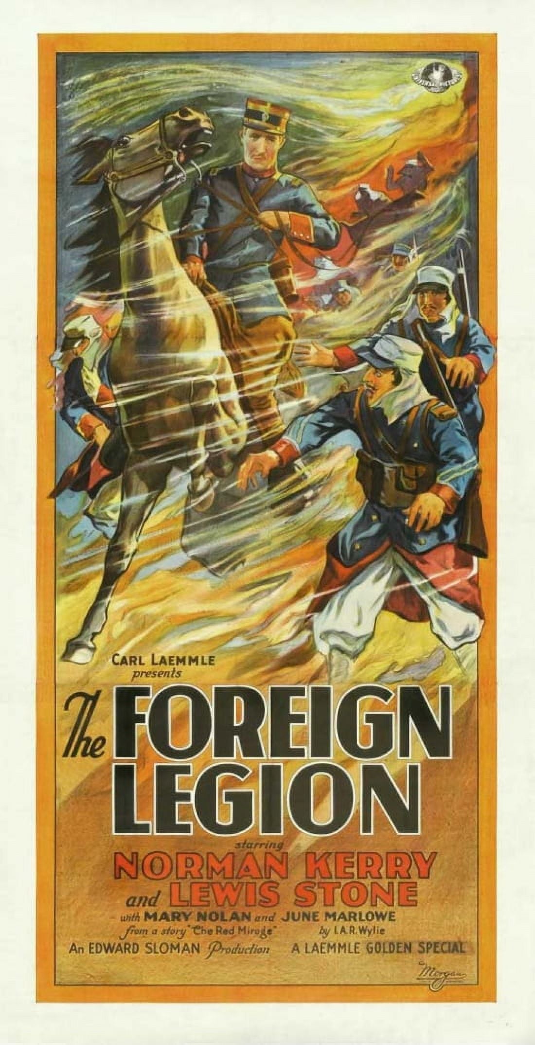 The Foreign Legion Movie Poster 11x17 print showcasing classic cinema imagery.