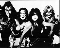 Kiss Band Black and White Photo Print 8x10
