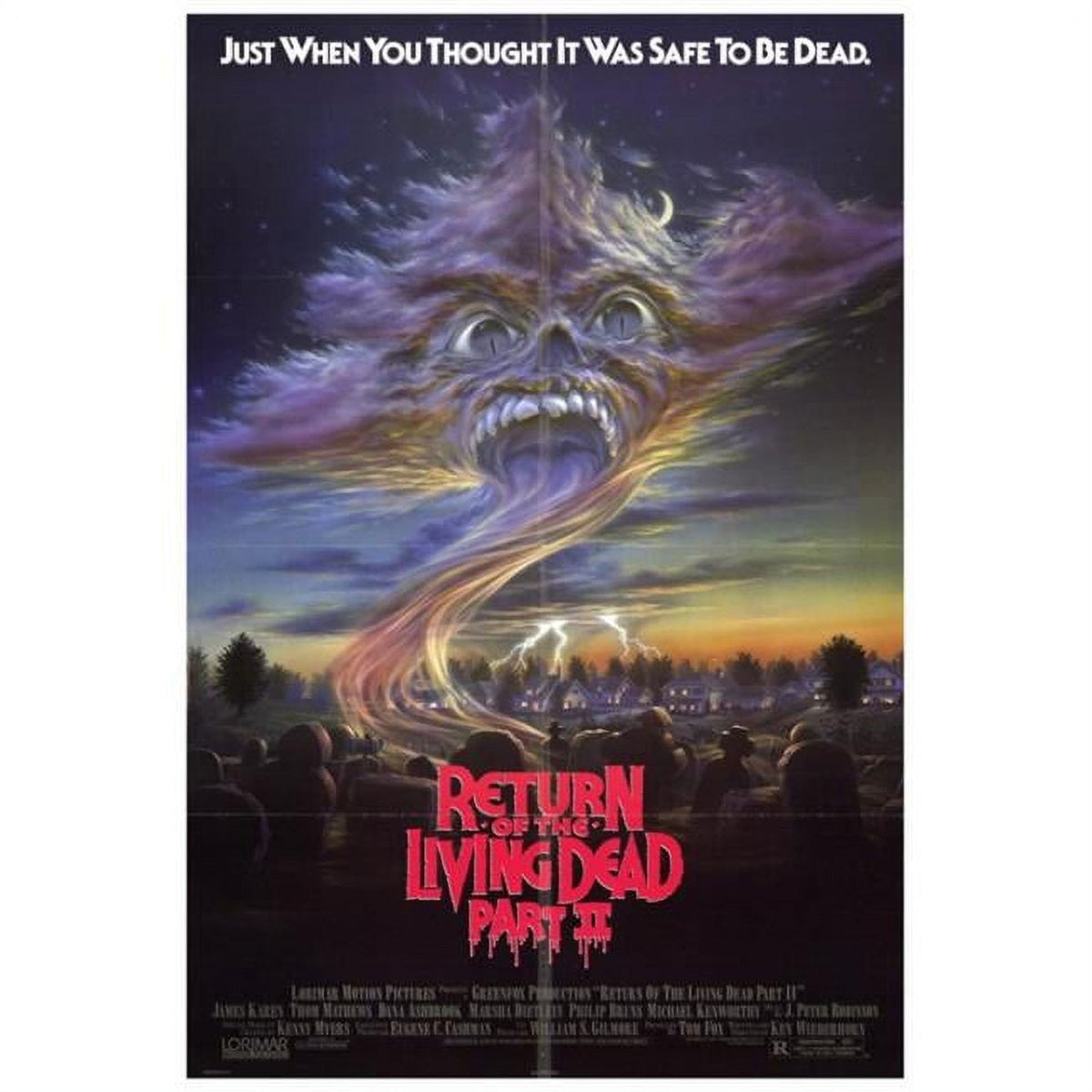 Return of the Living Dead 2 Movie Poster Print 27x40