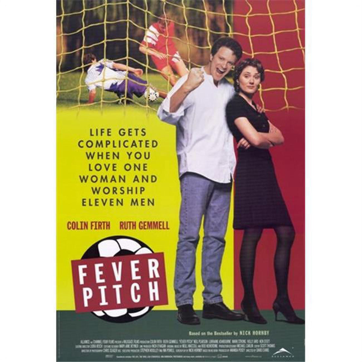 Fever Pitch movie poster 11x17 print featuring vibrant artwork.