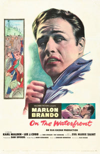 On The Waterfront Movie Poster featuring Eva Marie Saint and Marlon Brando (11x17)