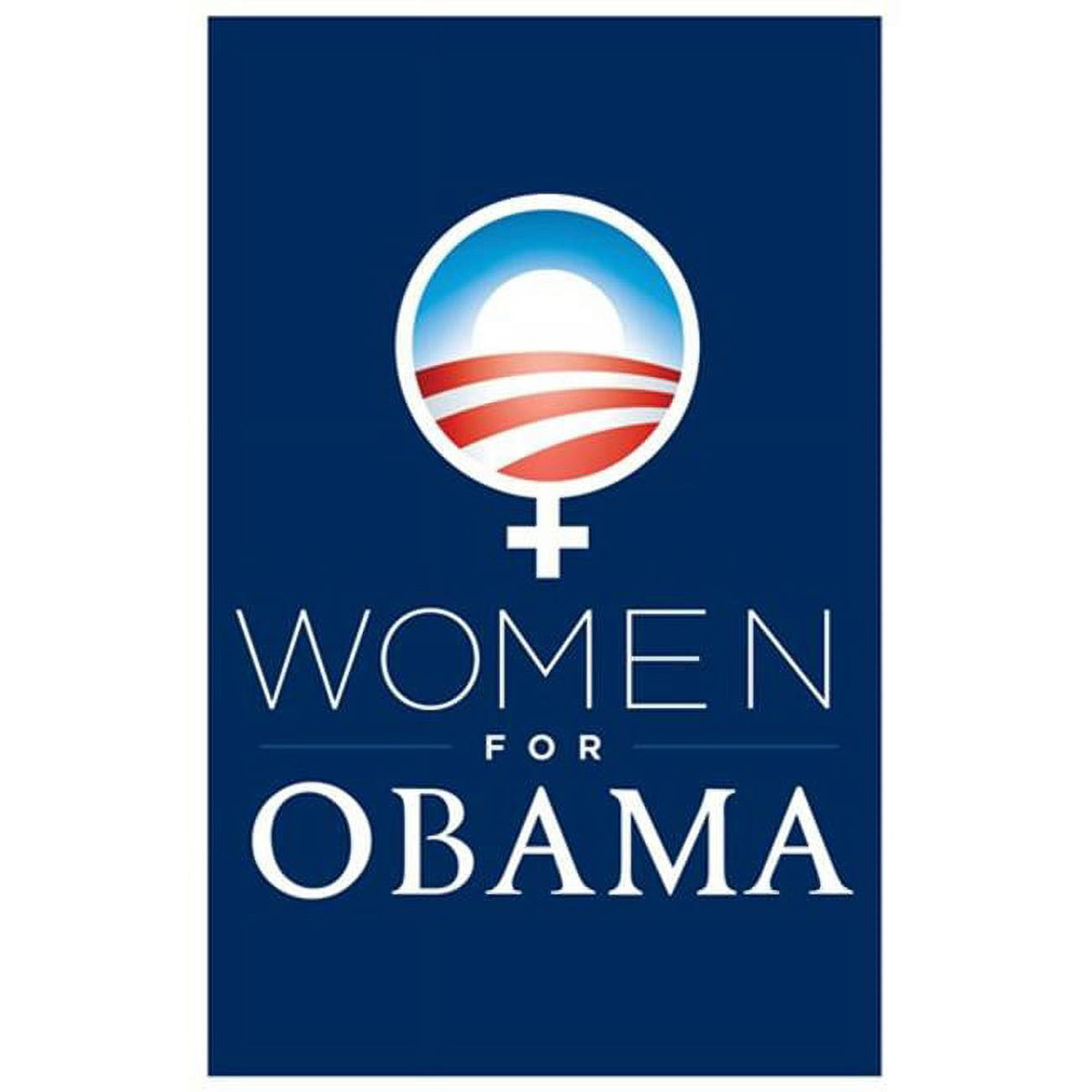 Women for Obama Campaign Poster - 11x17, vibrant political art print