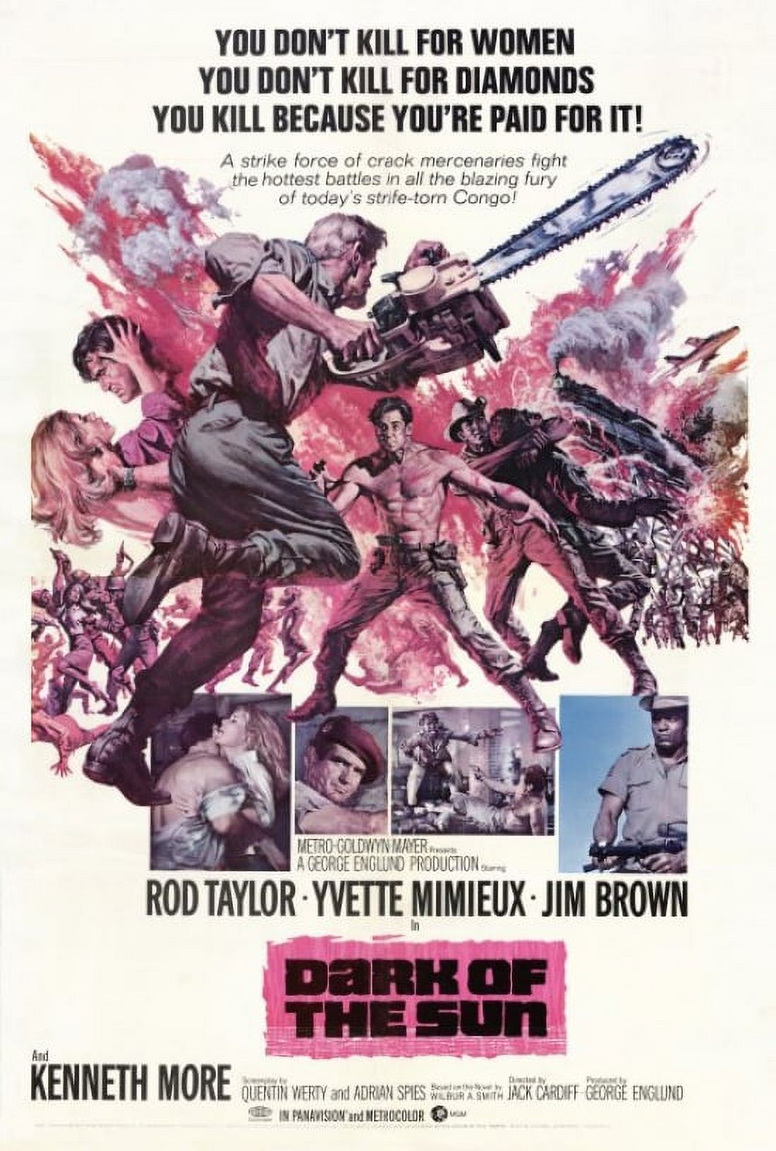 Dark of the Sun Movie Poster Print in 27x40 size