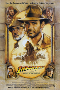 Indiana Jones And The Last Crusade Fine Art Poster Print