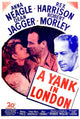 A Yank in London movie poster 11x17 showcasing classic cinema.