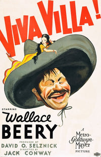 Viva Villa Movie Masterprint Poster Print featuring Wallace Beery, 1934, available in multiple sizes.