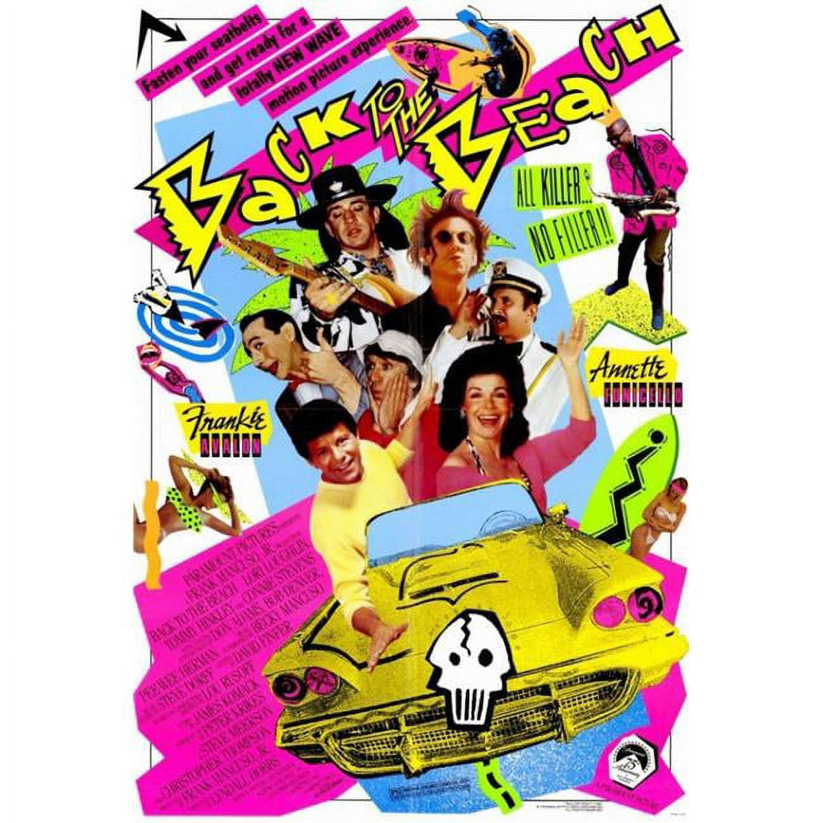 Back to the Beach Movie Poster Print 27x40