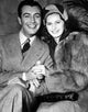 Newlyweds Robert Taylor and Barbara Stanwyck photo print from 1939 elopement