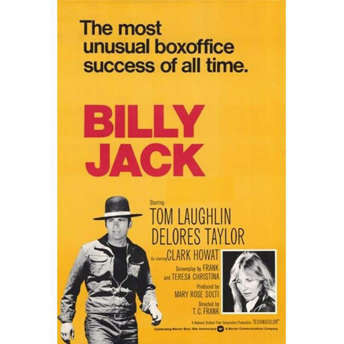 Billy Jack Movie Poster 11x17 print showcasing classic film art.
