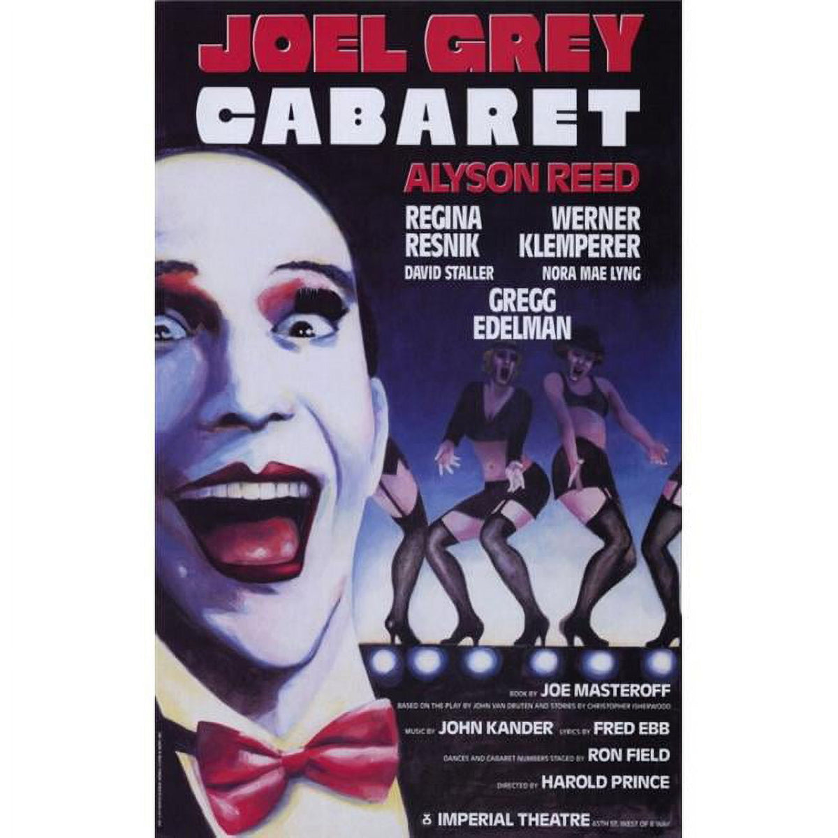 Cabaret Broadway Movie Poster Print 27x40 - vibrant stage artwork
