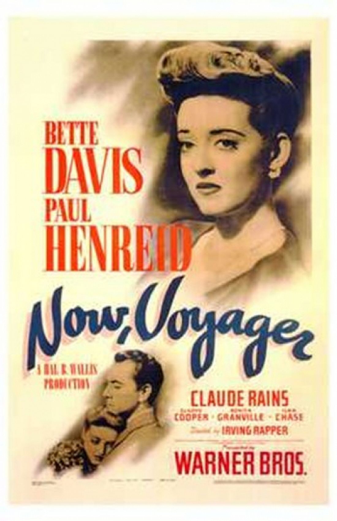 Now Voyager Movie Poster 11x17 print showcasing classic cinema.