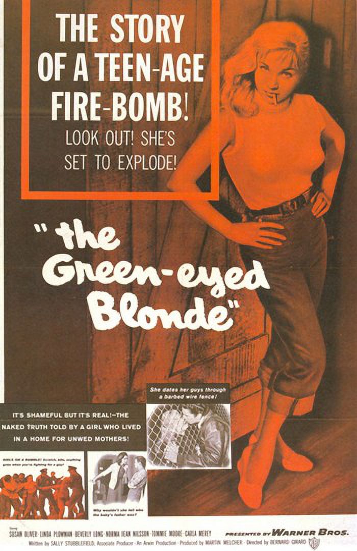 The Green-Eyed Blonde movie poster 11x17 print featuring vibrant colors and striking imagery.