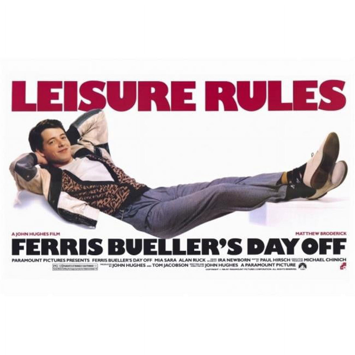 Ferris Bueller's Day Off movie poster print 27x40