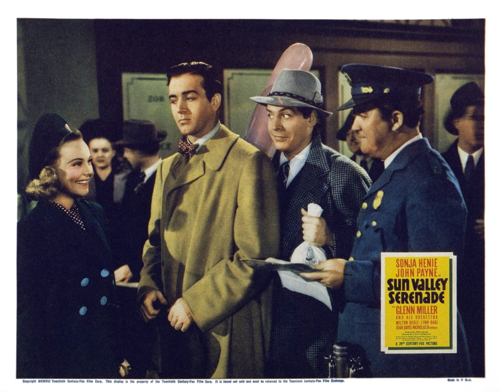 Sun Valley Serenade poster print capturing classic cinema charm.