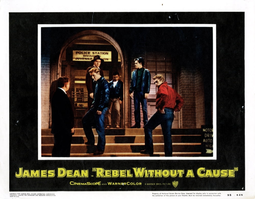Rebel Without A Cause movie poster masterprint showcasing iconic film imagery.