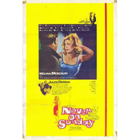 Never on Sunday Movie Poster Print 27x40 - Classic Film Art