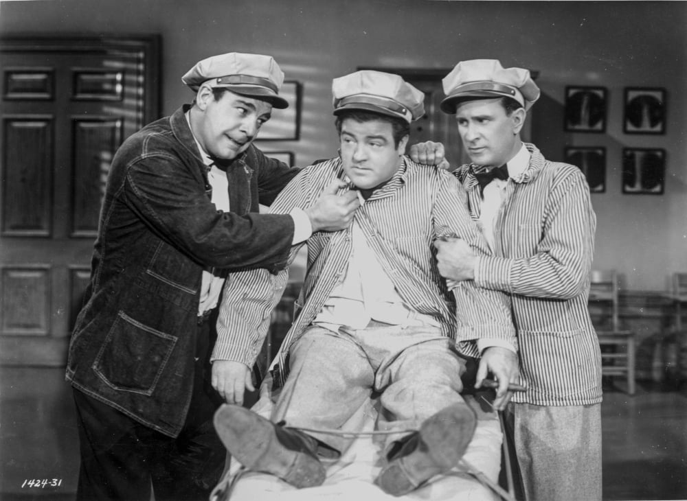 Abbott & Costello in sailor hats photo print - vintage comedy art