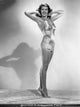 Rita Hayworth posed in swimwear - black and white photo print