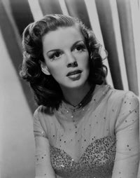Judy Garland Vintage Photo Print showcasing the iconic Hollywood star.