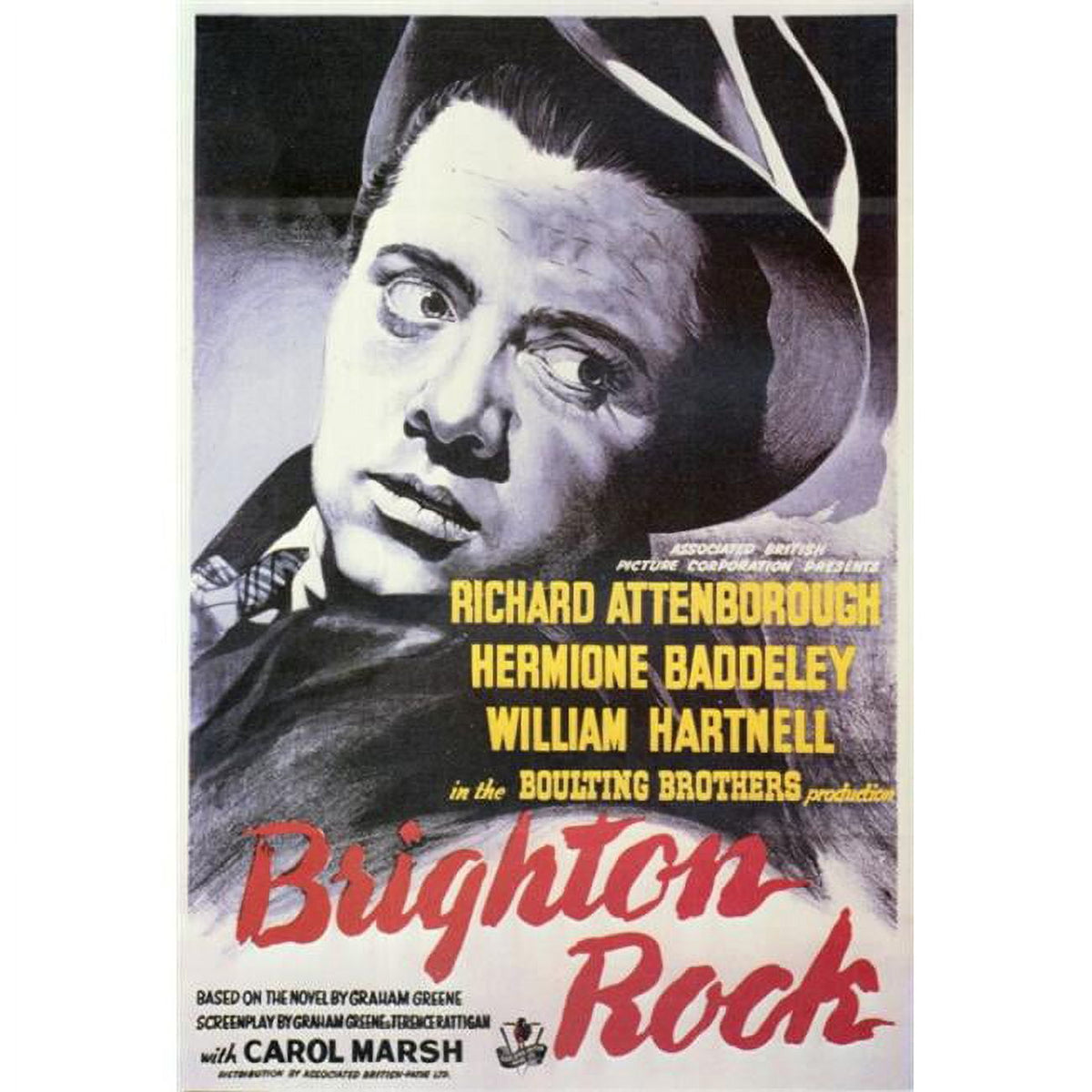 Brighton Rock Movie Poster Print 27x40 showcasing classic cinema.