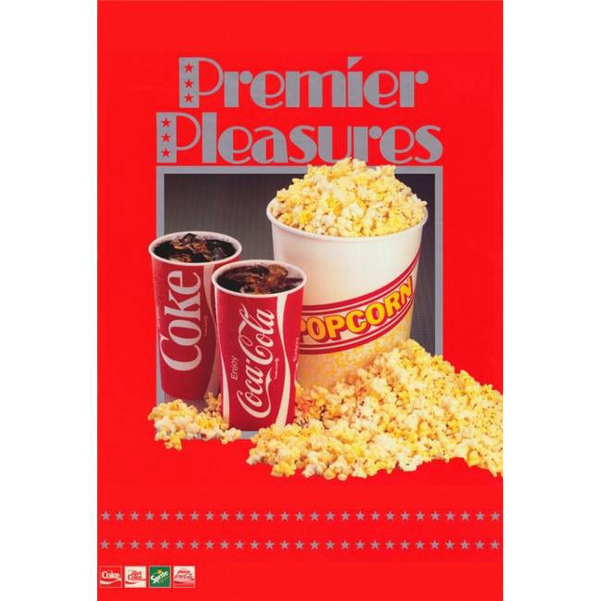 Coca-Cola Movie Poster Print 27x40 - Retro beverage art