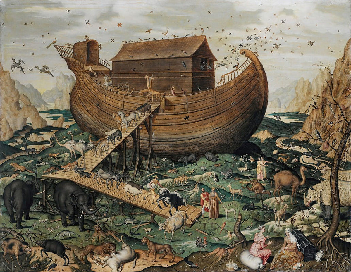 Noah's Ark on Mount Ararat Poster Print by Simon de Myle