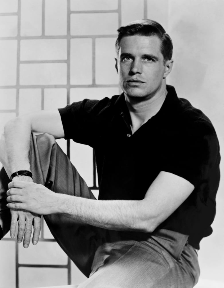 George Peppard portrait poster print available in multiple sizes.