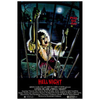 Hell Night Movie Poster Print - 27x40 size, perfect for horror fans.
